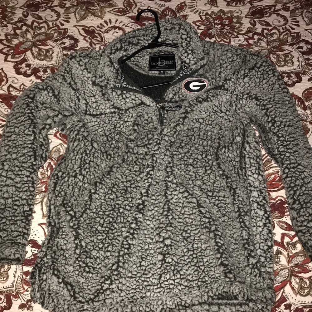 Georgia bulldogs sherpa jacket
